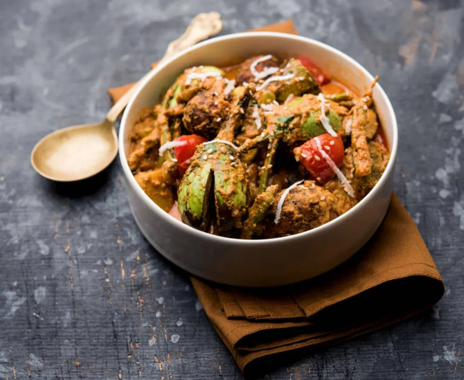 Undhiyu - Traditional Gujarati mixed vegetable dish at The Taste of Gujarat, Calgary